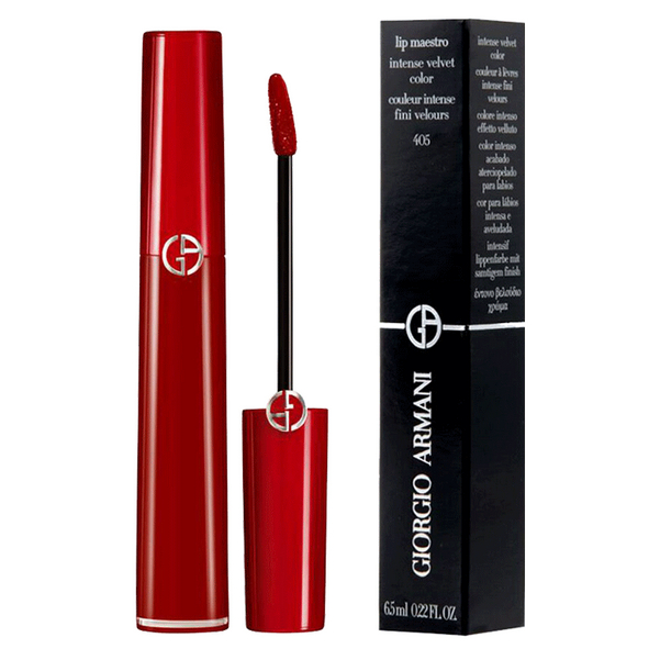 ลิปสติก GIORGIO ARMANI Lip 4ml ลิปสติกหลอดสีแดง ลิปสติกใหม่ ใหม่ lipstick glaze