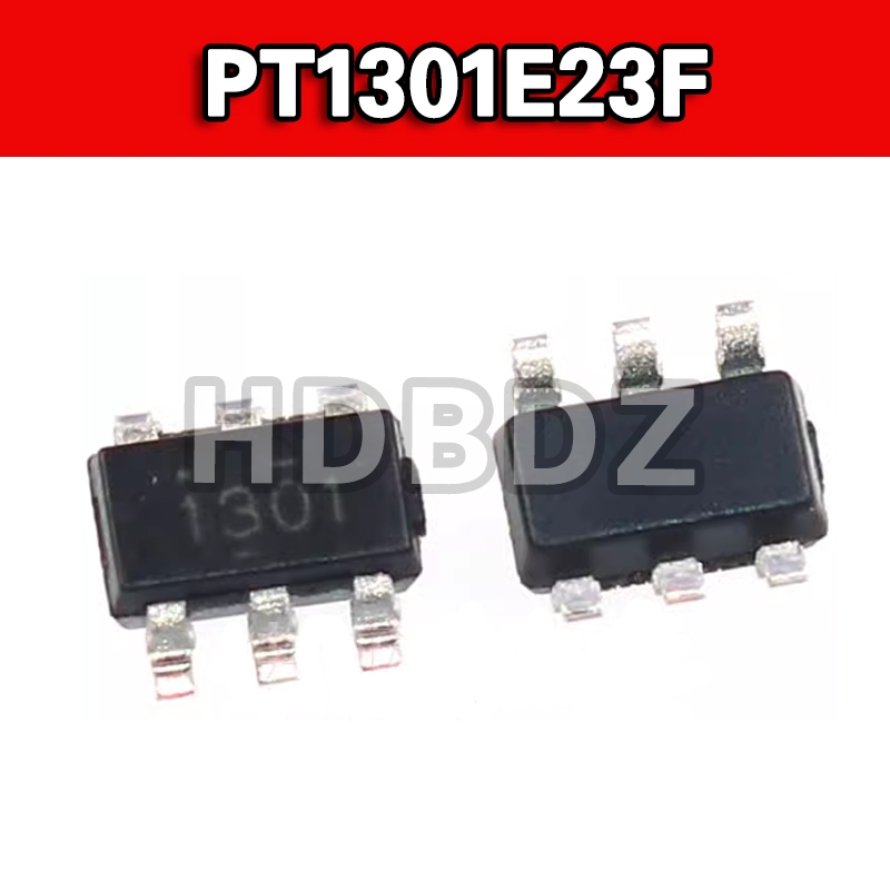 5pcs 1301 PT1301 PT1301E23F SOT23-6 ชิปเพิ่มแบตเตอรี่ลิเธียม IC SMD