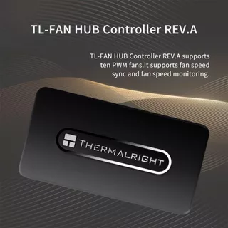 Thermalright PWM Fan Hub ARGB Hub 10-Port 4 Pin PC Fan Controller 12V Fan Hub, Strong Paste แม่เหล็กดูด SATA สายไฟอินพุตโดยตรง