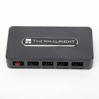 Thermalright PWM Fan Hub ARGB Hub 10-Port 4 Pin PC Fan Controller 12V Fan Hub, Strong Paste แม่เหล็กดูด SATA สายไฟอินพุตโดยตรง