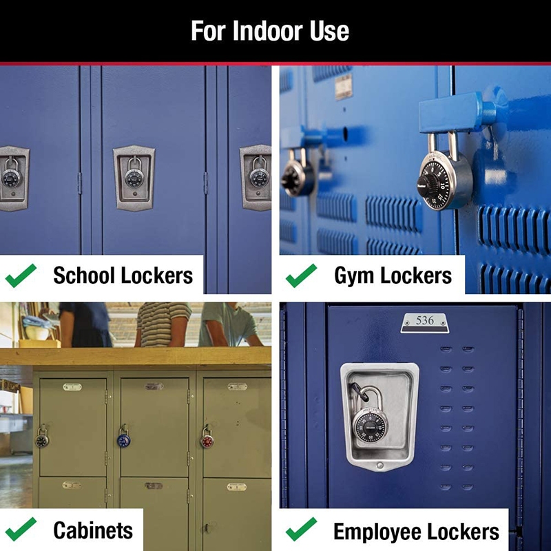 Kiprun หลักรหัสผสมกุญแจโรตารีรอบหมายเลขกระเป ๋ าเดินทางความปลอดภัย Locker กระเป ๋ าเดินทางลิ ้ นชักตู ้ Swing Locker