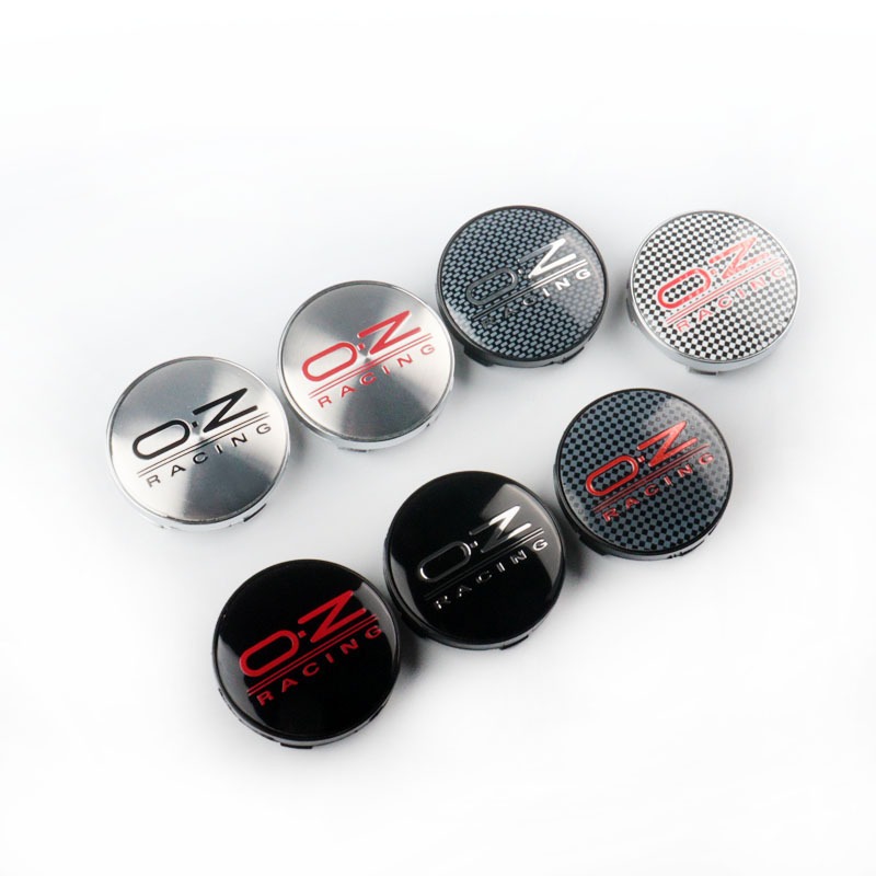 1 ชิ้นสําหรับขอบรถ Universal ล้อ Hub Caps oz Racing ล้อครอบคลุมหมวก 60/55 มม.คลิป oz โลโก้สัญลักษณ์สติกเกอร์ศูนย์ล้อหมวก