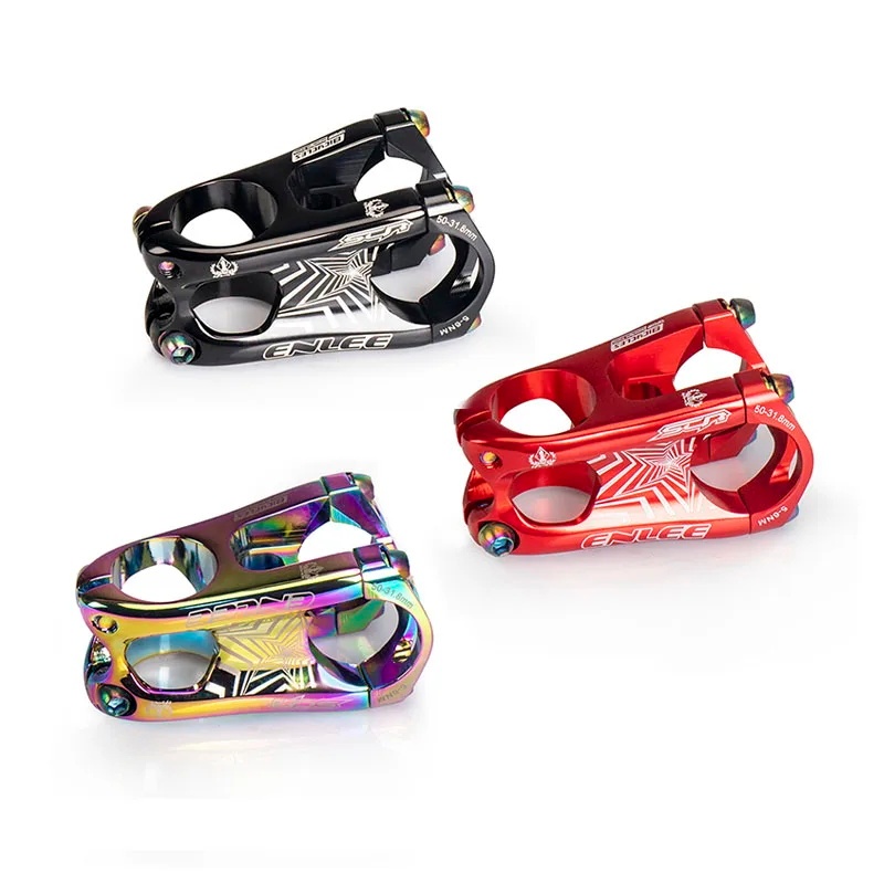 Enlee Bike Short Stem Fit สําหรับอุปกรณ์เสริมแฮนด์จักรยานขนาด 31.8 มม