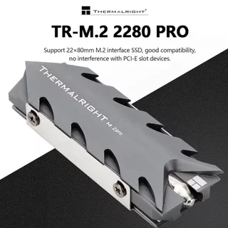Thermalright M.2 2280 SSD ฮีทซิงค์อลูมิเนียม 8 มม. Heatpipe Cooling ประสิทธิภาพสูง Double Side แผ่นความร้อนสําหรับ M.2 2280 SSD