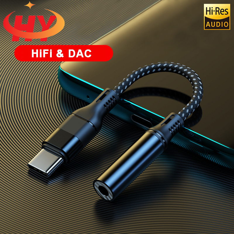 for Type-cthi USB Type C ถึง 3.5 มม.AUX แจ็ค,อะแดปเตอร์เสียงสําหรับ Type-C,สายหูฟัง USB C ถึง 3.5 มม.อะแดปเตอร์หูฟังสําหรับ Huawei Xiaomi Samsung oppo vivo