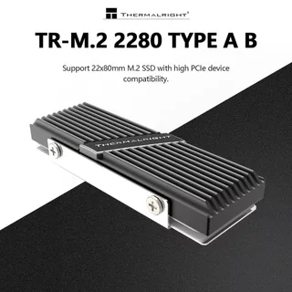 Thermalright M.2 2280 SSD ฮีทซิงค์อลูมิเนียม 8 มม. Heatpipe Cooling ประสิทธิภาพสูง Double Side แผ่นความร้อนสําหรับ M.2 2280 SSD