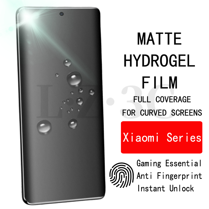 1 ~ 3 ชิ้น, ฟิล์มไฮโดรเจลด้านสําหรับ Xiaomi MI 15 14 13 12 12S Ultra Pro พร้อมเครื่องมือไม่มีตัวป้องกันหน้าจอลายนิ้วมือ - ไม่ใช่กระจกนิรภัย