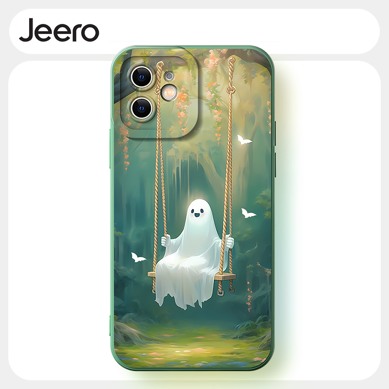 Jeero เคสไอโฟน เคสซิลิโคนนุ่มกันกระแทกน่ารักตลก เคสโทรศัพท์  for iPhone 16 15 14 13 12 11 Pro Max SE