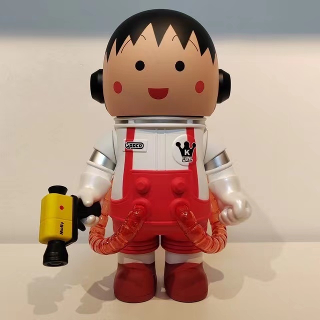 Popmart POP MART MEGA Space Molly 400% CHIBI MARUKO CHAN item A astronaut trendy doll figure