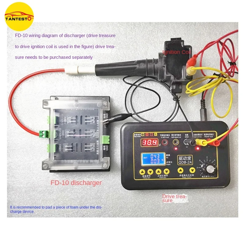 FD-10 คอยล์จุดระเบิดรถยนต์ Flashover Performance เครื่องตรวจจับ Discharger การตรวจจับการรั่วไหลเครื่องทดสอบแรงดันไฟฟ้าสูง
