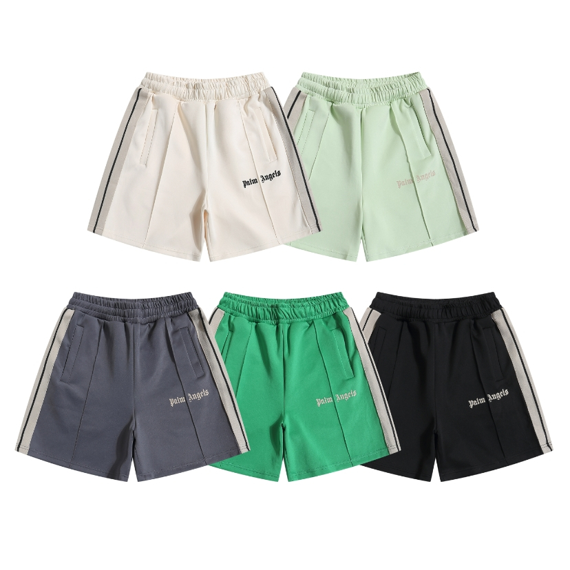 Street Wear Shorts pm--Fabric Healthy Cloth Milk Silk Letter Printing Craft Casual Shorts Unisex