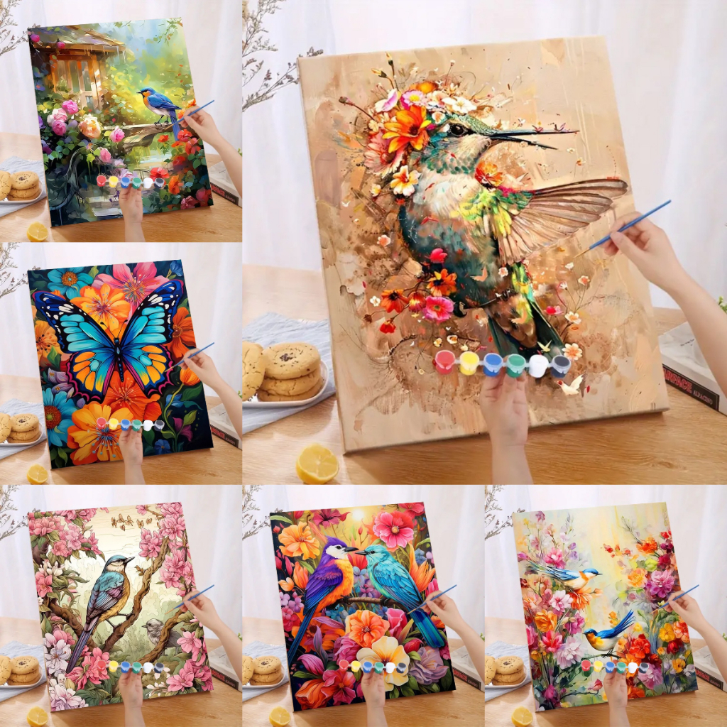Drofe/ชุดระบายสีตามตัวเลข/สินค้าระบายสีตามตัวเลข/Paint by Number/ศิลปะระบายสีตามตัวเลข/ชุดระบายสี DIY/การระบายสีตามตัวเลข/ศิลปะการระบายสีตามตัวเลข/ชุดระบายสีสำหรับผู้ใหญ่/สินค้าการระบายสีต