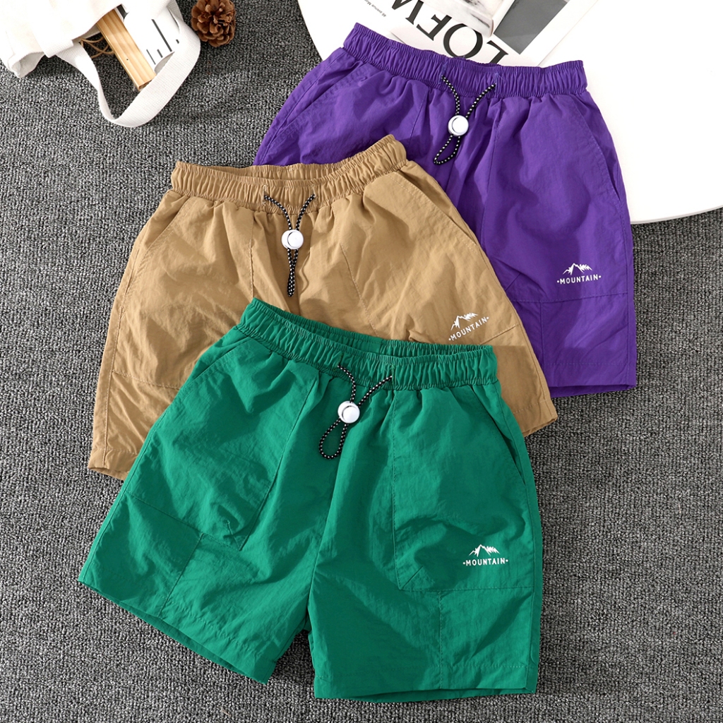 กางเกงขาสั ้ นกีฬากลางแจ ้ งสําหรับเด ็ กผู ้ ชายกางเกงเด ็ กฤดูร ้ อนเบาและเย ็ นแฟชั ่