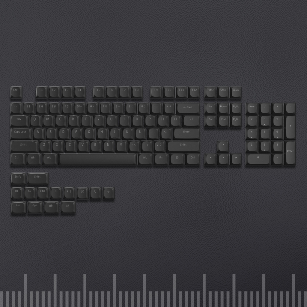 Xvx Low Profile/Uniform Profile Double-Shot Keycap Set (118-Key🏠 )