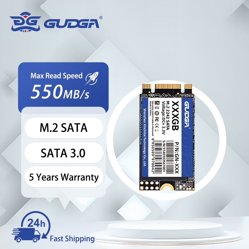 Gudga SSD M2 SATA ฮาร์ดดิสก์ภายใน 22X42 มม. M.2 NGFF 1TB 2TB สําหรับแล็ปท็อป เดสก์ท็อป โน้ตบุ๊ก