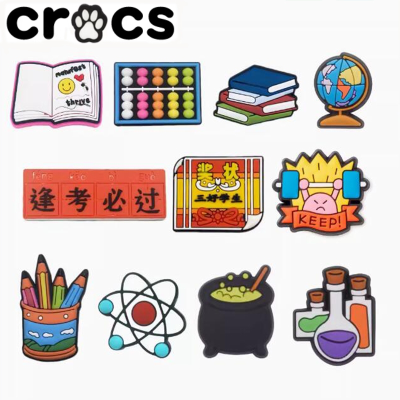 Xiaohongshu แนะนํา Crocs Crocs Zhibixing Accessories Hole Shoes Flower Cartoon Cute Children Learning Decoration
