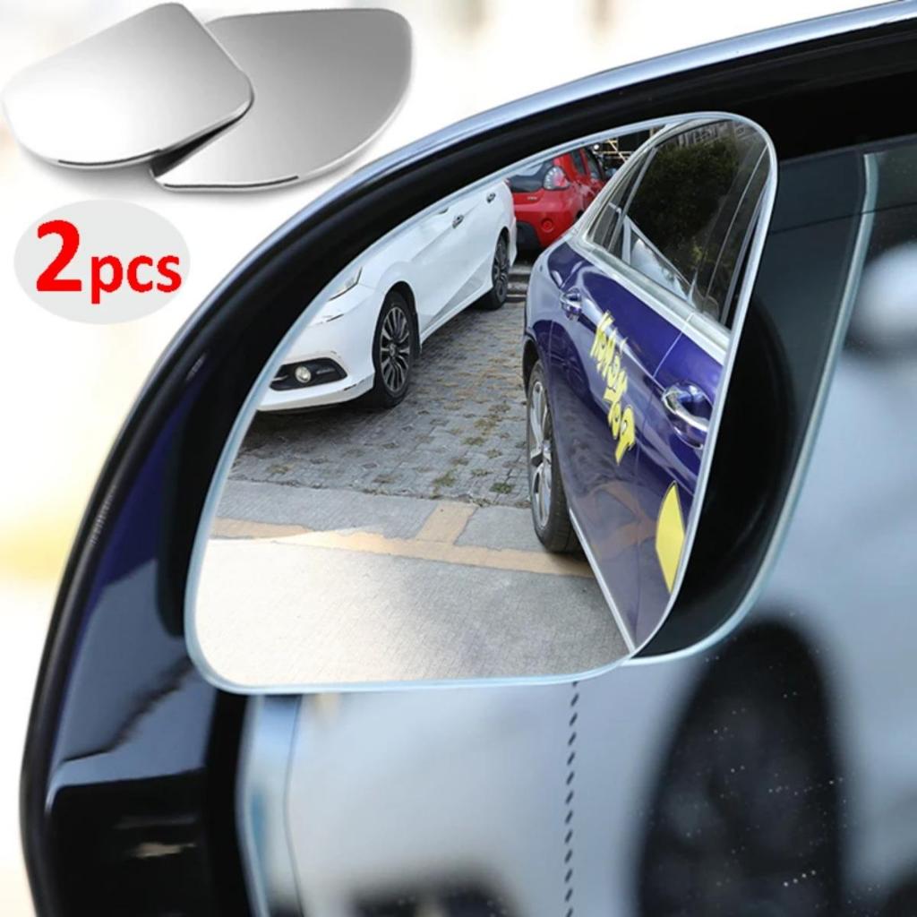 รถตาบอดจุดกระจก Sector Frameless เสริมกระจกมองหลัง 360 องศามุมกว ้ างปรับกระจกสําหรับที ่ จอดรถย ้ อนกลับ