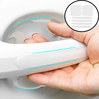 รถที่มองไม่เห็นสติกเกอร์ป้องกันมือจับประตูป้องกันกระจกมองหลั…