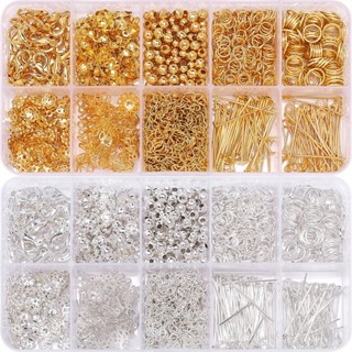 1 กล่องอุปกรณ์เสริมเครื่องประดับชุดกระโดดแหวนกุ้งก้ามกรามขยา…