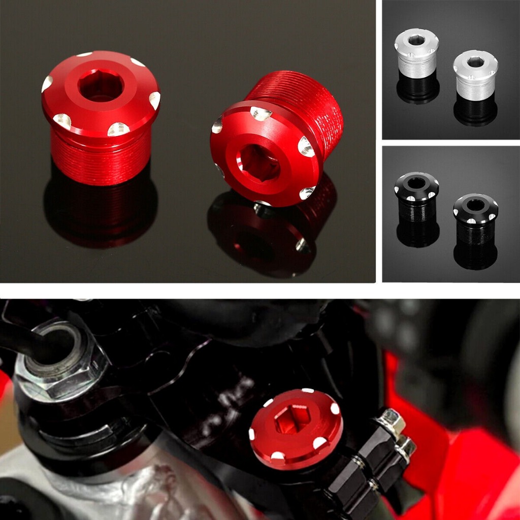 ด้านหน้าส้อมหลอดหมวก Bolt ครอบคลุมธรรมดาสต็อกสําหรับ Honda CRF110 CRF110F CRF125 CRF125F 2019-2024 C