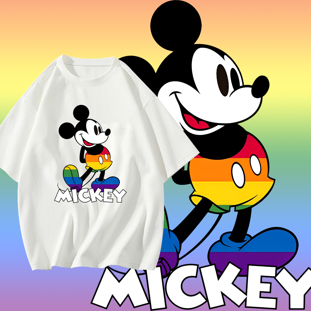 เสื้อสายรุ้ง LGBT Pride Month Rainbow LGBTQ ผ้าCotton 100% ใส่ได้ ทั้ง ชาย ใส่สบาย ไม่หด ไม่ย้