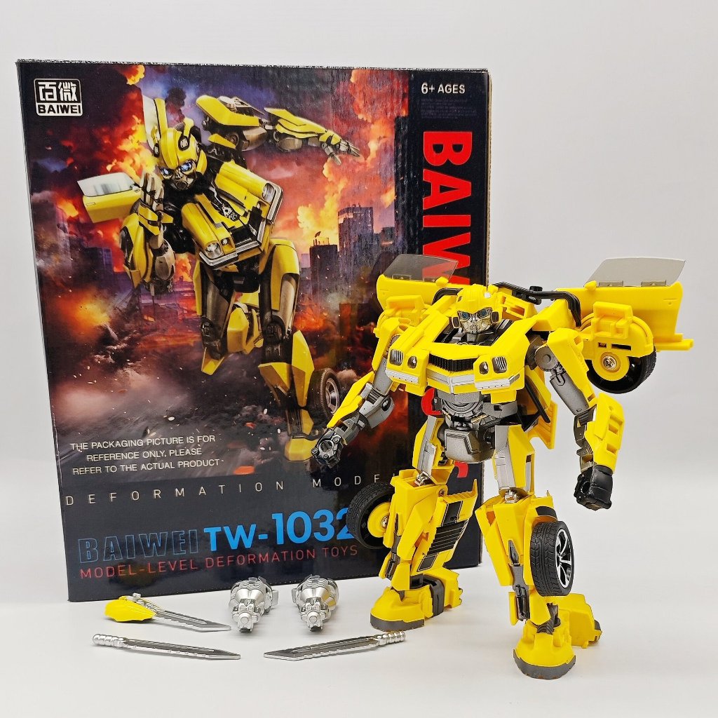 Baiwei TW-1032 Transformation 7 TW1032 รถหุ ่ นยนต ์ ของเล ่ นตกแต ่ งมือถือ