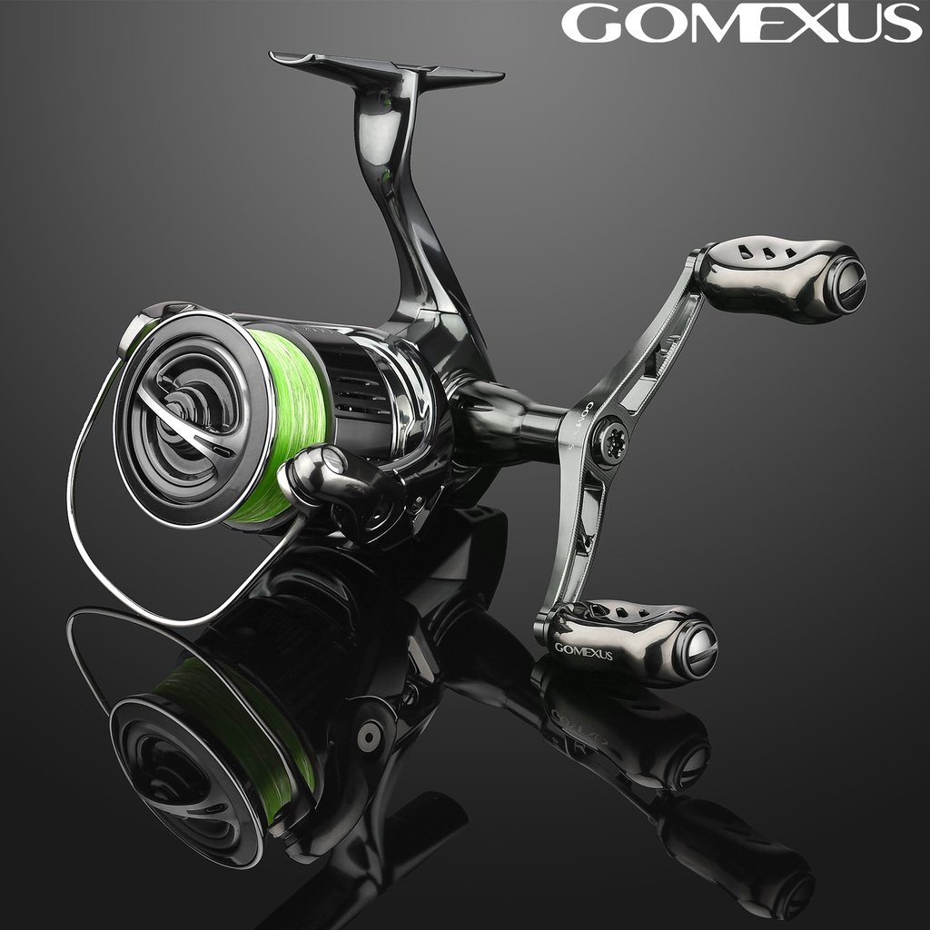 Gomexus 82-98mm CNC เทคโนโลยี แขนรอกตกปลา ใช้ในรอกสปินนิ่งและ Daiwa Emeraldas Shimano Vanford stella