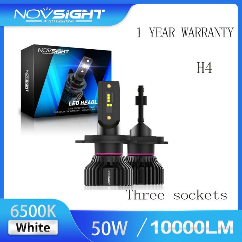 ไฟหน ้ า LED 2 แพ ็ ค N31 H4 6500k 10000lm 50w 360° Fanless Super Bright White Light