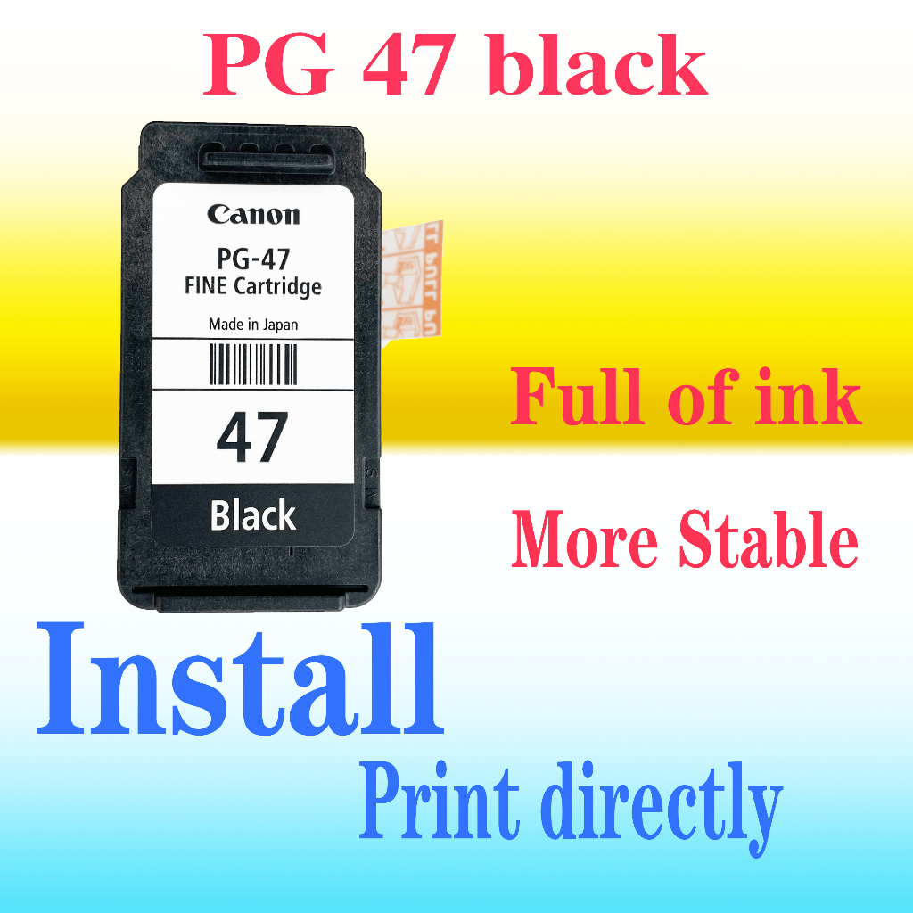 เครื่องพิมพ์ Canon ของแท้ Canon 47 57 ตลับหมึก E400 410 417 460 470 477 480 เครื่องพิมพ์ Canon pg-47 cl-57 ตลับหมึก