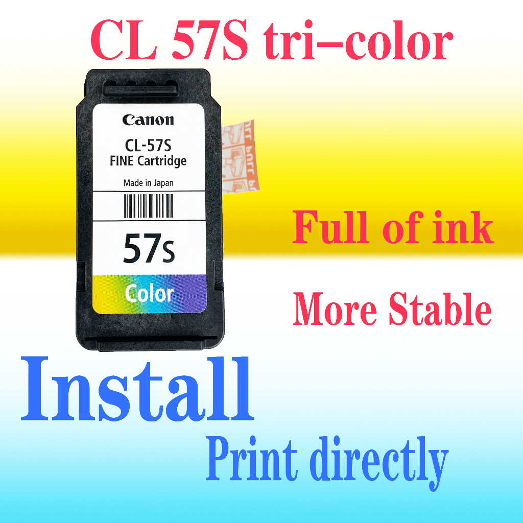 เครื่องพิมพ์ Canon ของแท้ Canon 47 57 ตลับหมึก E400 410 417 460 470 477 480 เครื่องพิมพ์ Canon pg-47 cl-57 ตลับหมึก