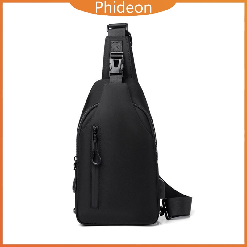 Pideon กระเป๋าผู้ชายกันน้ำ กระเป๋ามอเตอร์ไซค์สำหรับผู้ชาย กระเป๋าสะพายไหล่ กระเป๋าสะพายข้าง