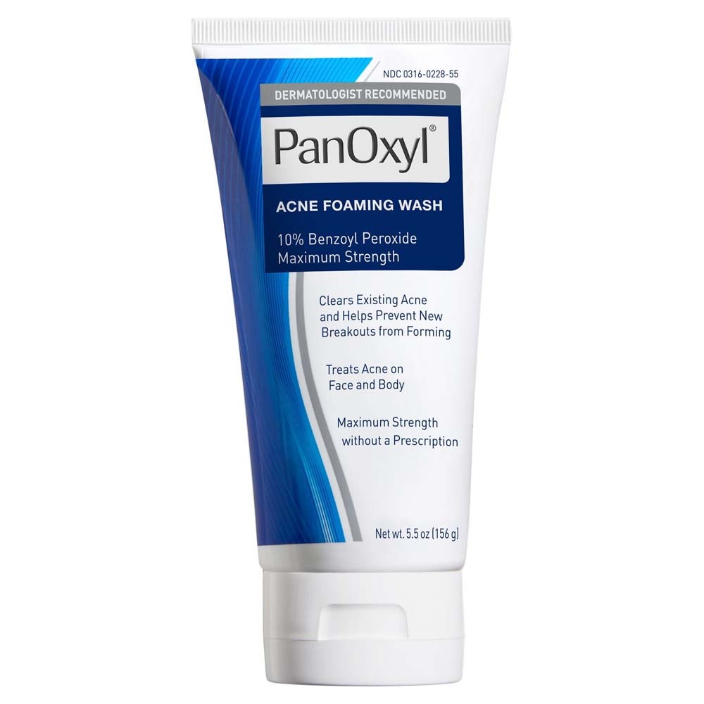 PanOxyl Foam Cleanser PanOxyl 10% Benzoyl peroxide Acne Foam Cleanser 156g
