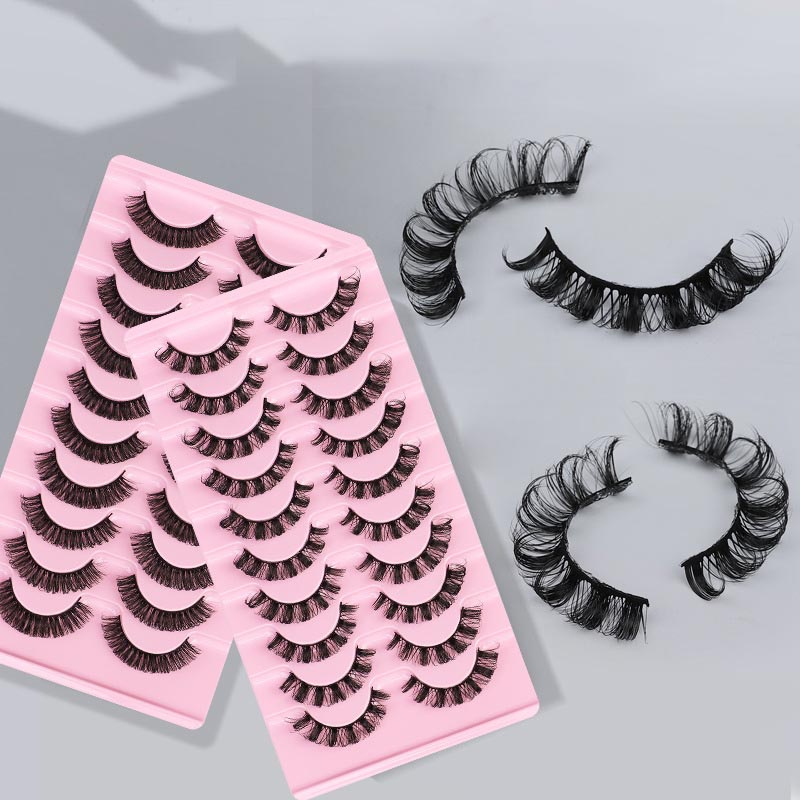 ขนตาปลอม 3D ขนปุยนุ่ม ธรรมชาติ 10 คู่