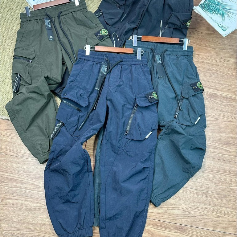 Stone island Double Pocket Functional Zip Outdoor American Paratrooper Work Pants