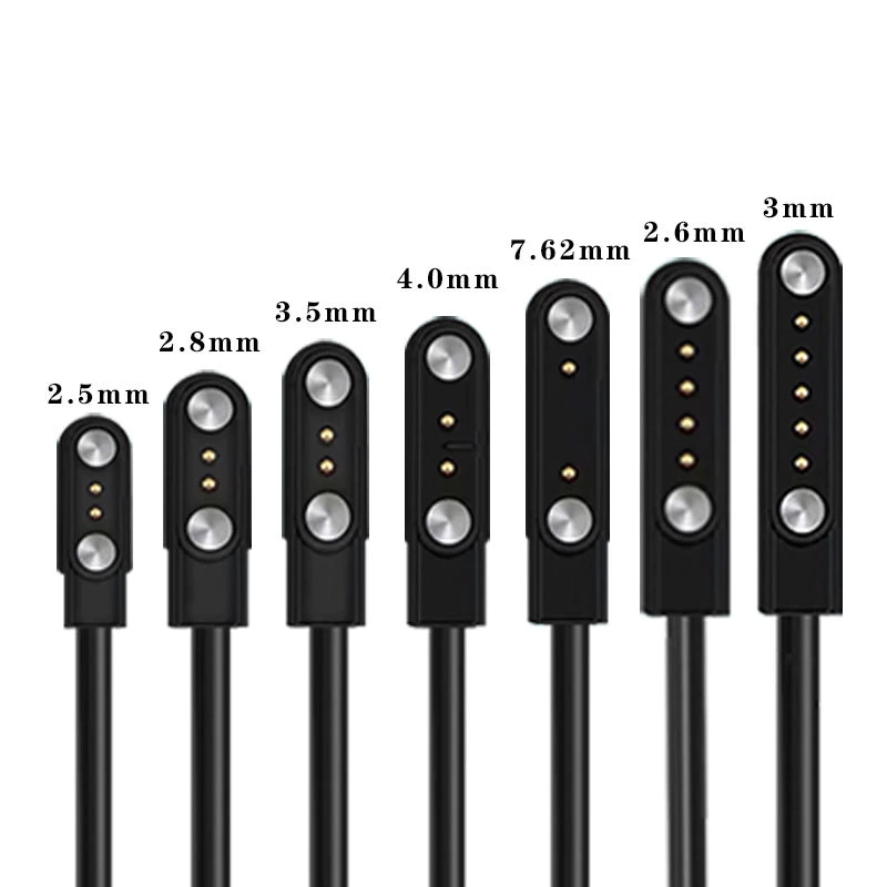 50 ซม.3u แม่เหล็กสมาร์ทนาฬิกา Dock อะแดปเตอร์ชาร์จกันน้ําแม่เหล็ก USB สายชาร์จสายไฟนาฬิกาเด็ก 2PIN นาฬิกาแม่เหล็กข้อมูลสาย N52 แม่ที่แข็งแกร่ง