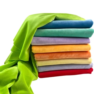 1 มม.ตุ๊กตาผิวผ้า 100% โพลีเอสเตอร์บริสุทธิ์สีคริสตัล Super Soft 45x50 ซม.DIY ตุ๊กตาสั้นผ้าทําด้วยมือ