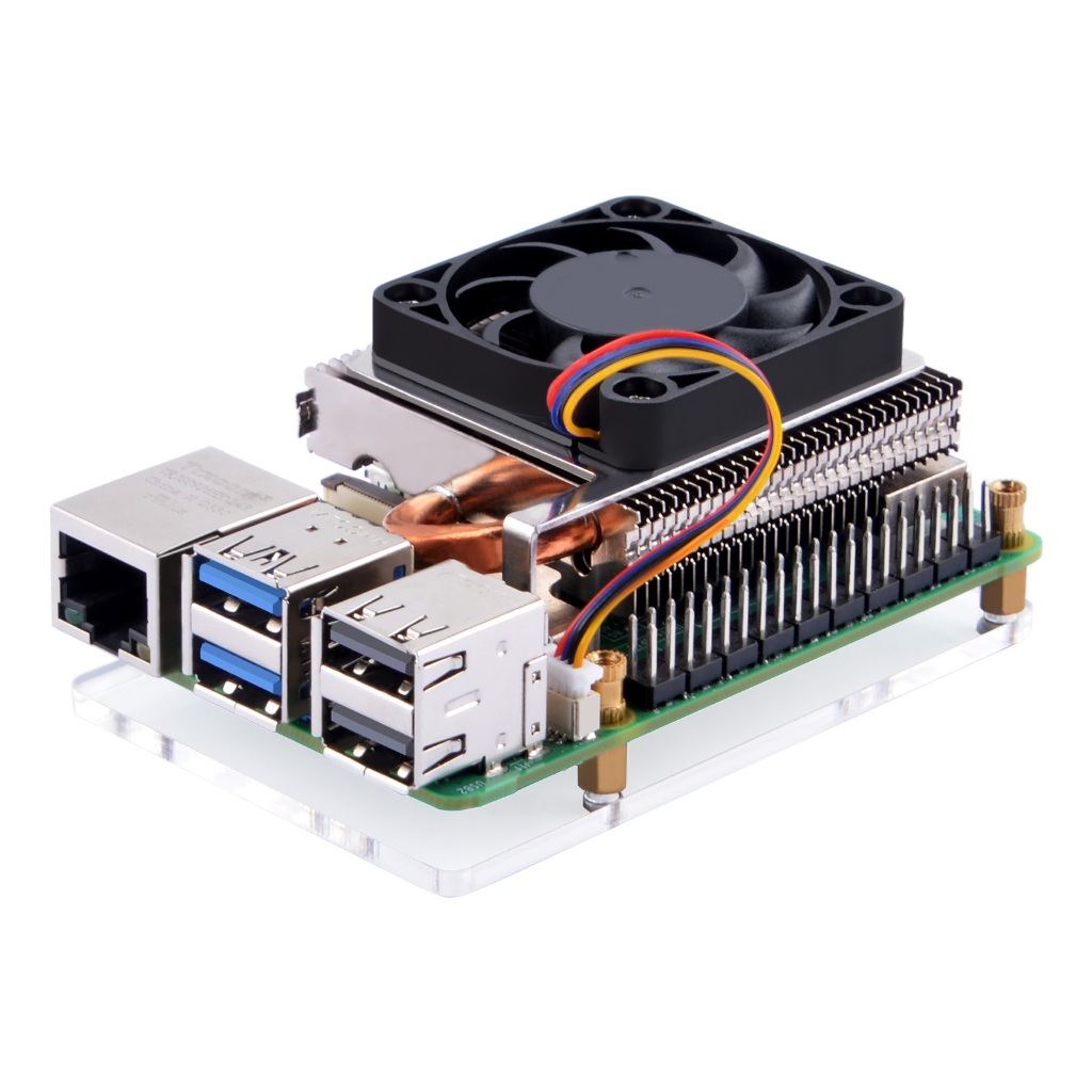 52pi Ultra Thin ICE Tower Cooler สําหรับ Raspberry Pi 5