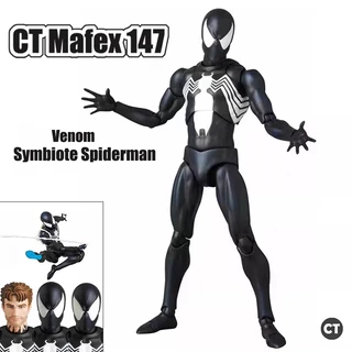 The Amazing Spider-Man Noir Action Figure ของเล ่ น CT Spiderman SHF Mafex 147 Symbiote Spider Man 2099 Articulado สะสมของขวัญ
