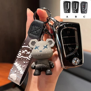 เคสกุญแจรถยนต์ Toyota 2 ปุ่ม 3 ปุ่ม สำหรับ Toyota Hilux Revo/Altis ปี 2014- 2019 ปลอกกุญแจรถยนต์ Toyota corolla Altis 2010