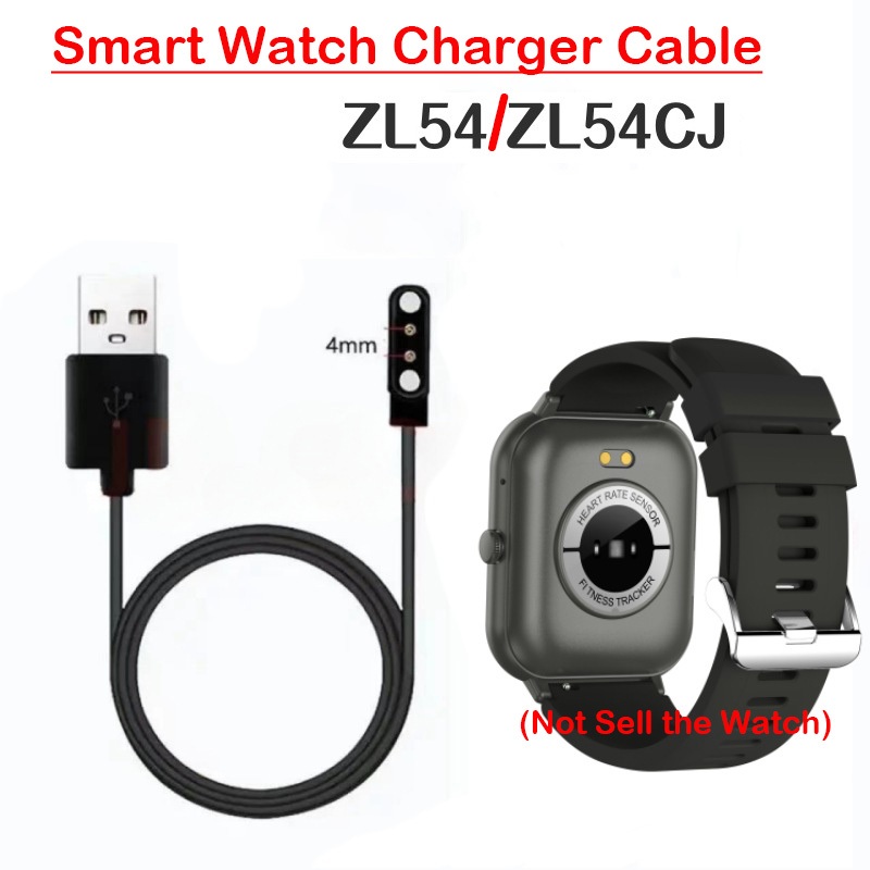 สายชาร์จนาฬิกาอัจฉริยะสําหรับ ZL54C ZL54CJ ZL54 USB Charger สายนาฬิกาอุปกรณ์เสริม 60 ซม.