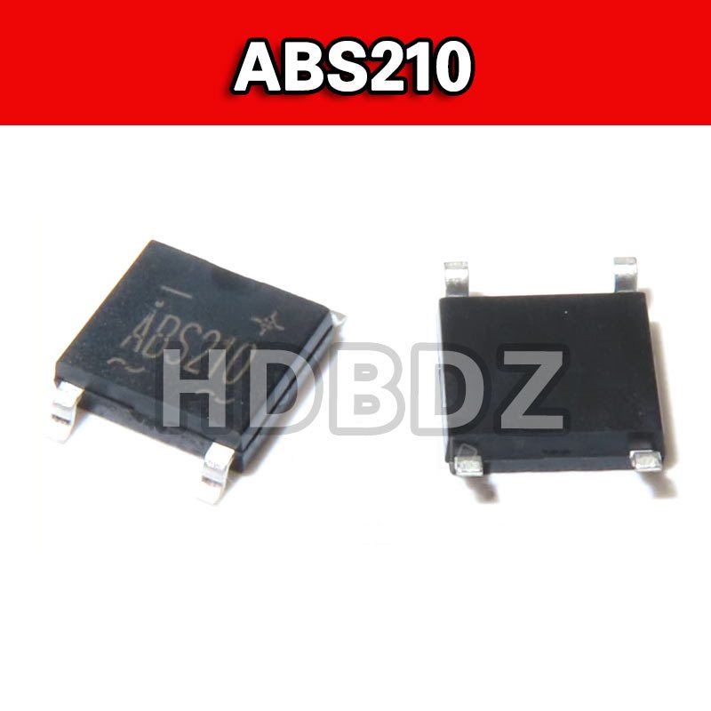 20-100pcs ABS210 2A 1,000V SMD SOP-4 สะพานวงจรเรียงกระแสสะพานซ้อน IC