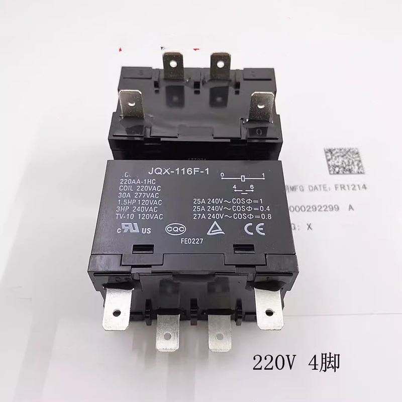 รีเลย ์ JQX-116F-1 220AA-1HC Macro Generator HF116F-2 220AL-1HS รีเลย ์