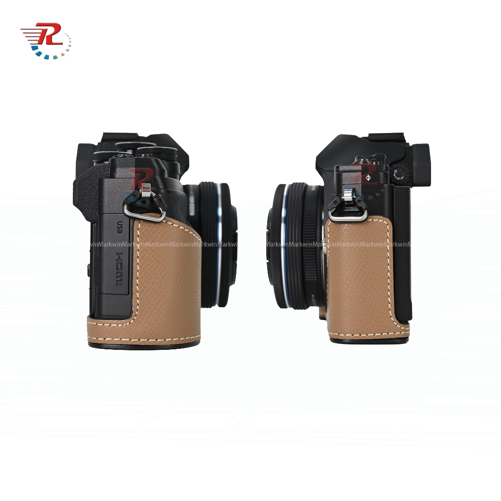 คลาสสิกหนังกล ้ องครึ ่ งกรณีสําหรับ Olympus EM10 Mark IV EM10IV EM10III EM10II EM10 กล ้ อง
