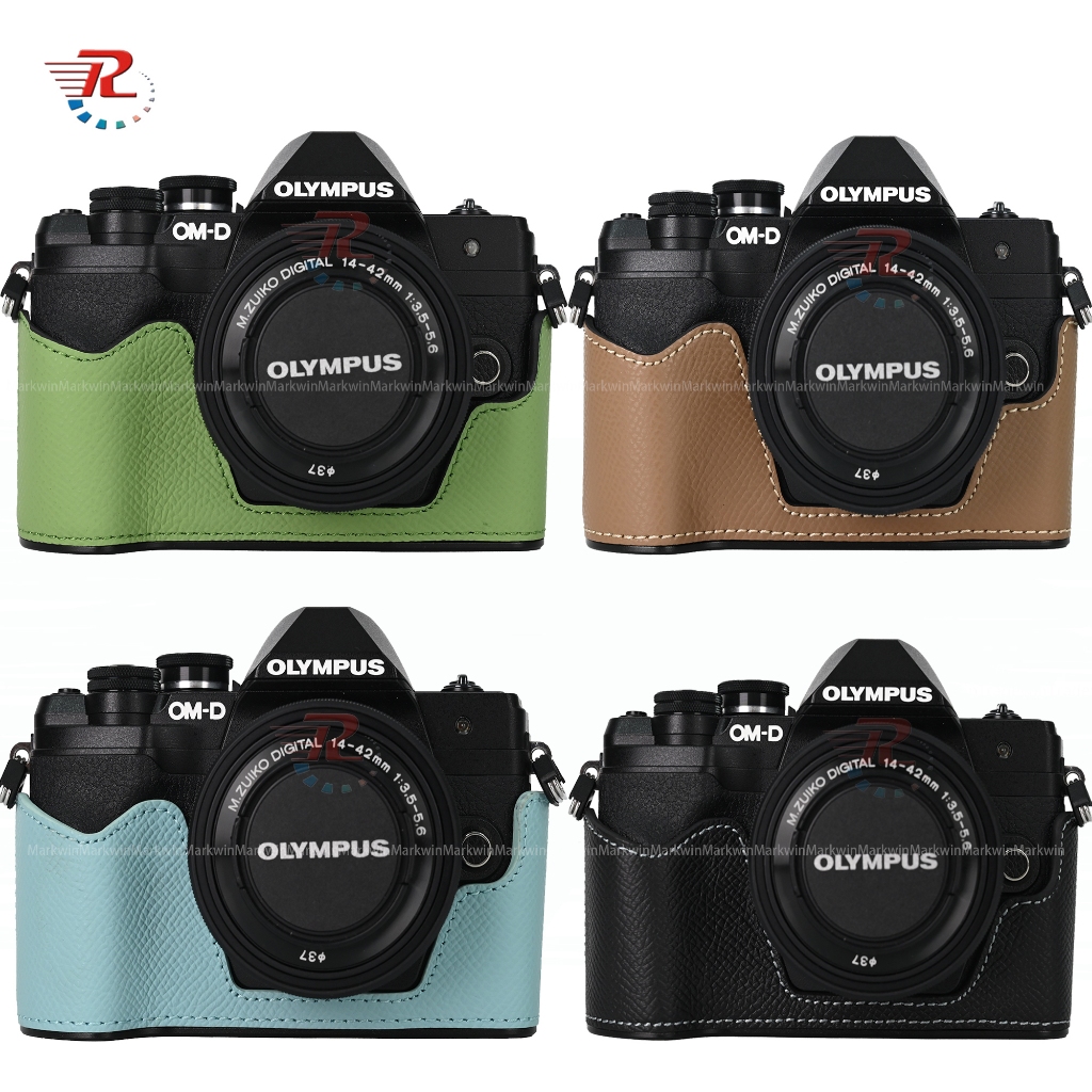 คลาสสิกหนังกล ้ องครึ ่ งกรณีสําหรับ Olympus EM10 Mark IV EM10IV EM10III EM10II EM10 กล ้ อง