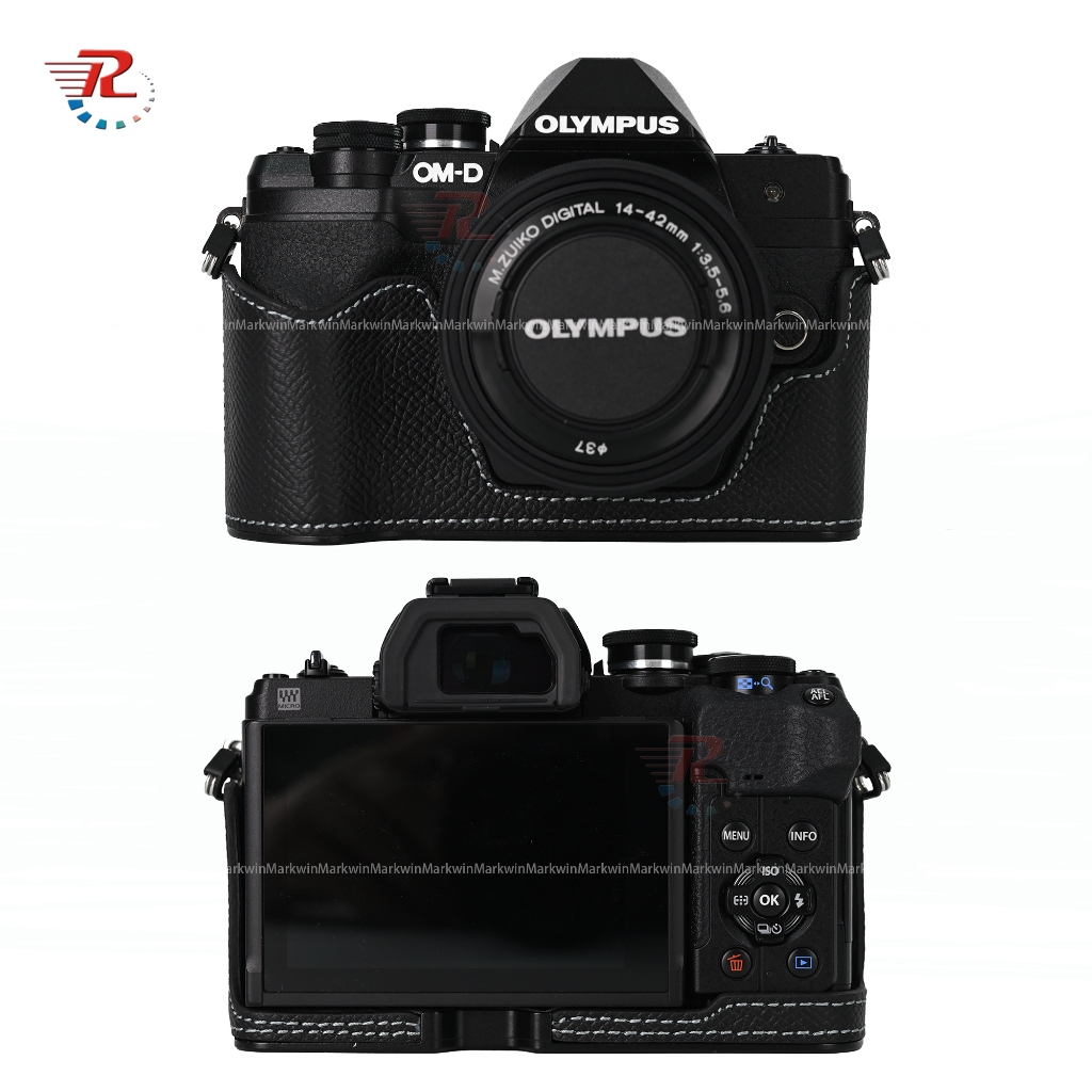 คลาสสิกหนังกล ้ องครึ ่ งกรณีสําหรับ Olympus EM10 Mark IV EM10IV EM10III EM10II EM10 กล ้ อง