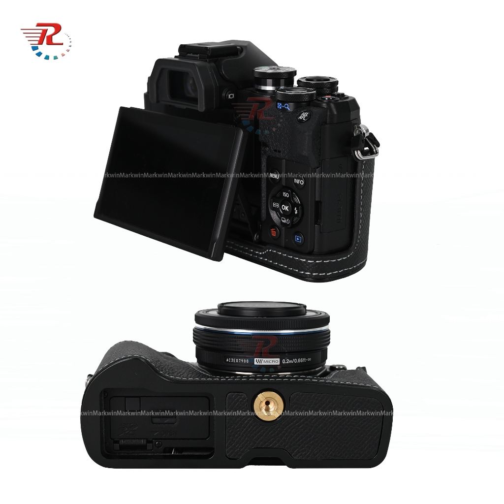 คลาสสิกหนังกล ้ องครึ ่ งกรณีสําหรับ Olympus EM10 Mark IV EM10IV EM10III EM10II EM10 กล ้ อง