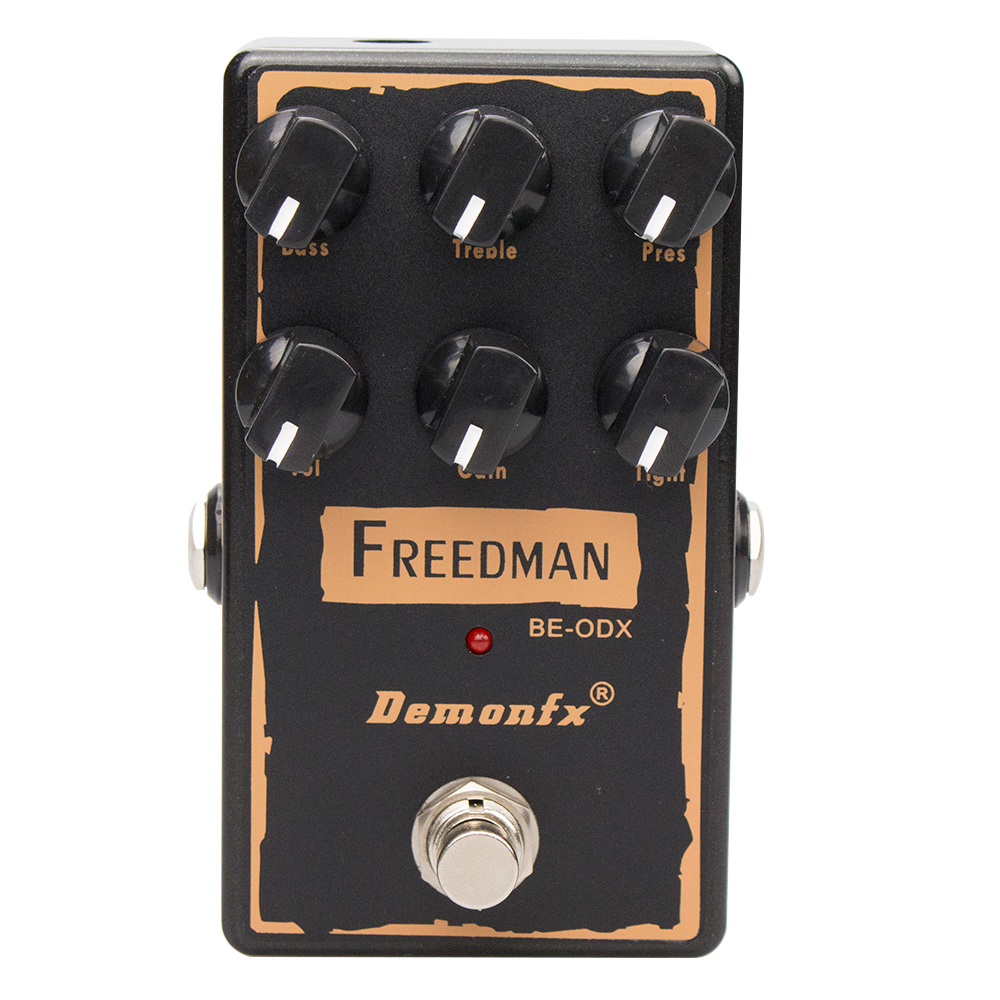 Demonfx Freedman BE-ODX Overdrive Guitar Effect Pedal Overdrive พร ้ อม True Bypass