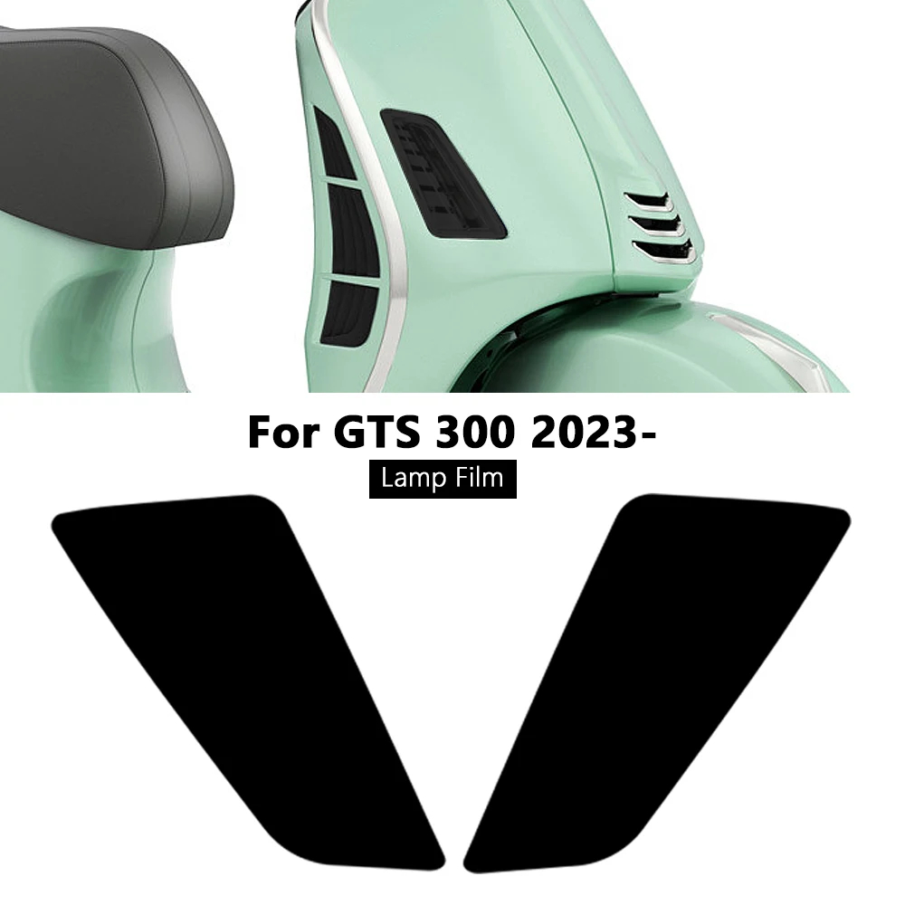 เหมาะสําหรับ เวสป้า GTS 300 GTS300 2023 2024 รถจักรยานยนต์ไฟหน้าฟิล์มกันน้ําเครื่องมือฟิล์มด้านหน้าด้านหลังเลี้ยวไดอะแฟรมไฟท้าย