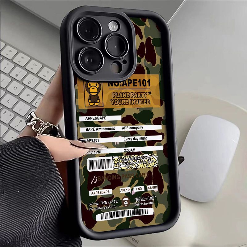 Camouflage ApeสําหรับVivo V30 V30PRO V29 V29E V29PRO V25PRO V25 V27 V27PRO V27E V21 V20PRO V23E Y75 
