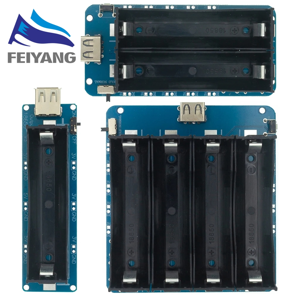 สองแรงดันไฟฟ้า 18650 แบตเตอรี่ลิเธียมโล่ V8 โทรศัพท์มือถือขยายโมดูล 5 V/3A 3 V/1A Micro USB สําหรับ 